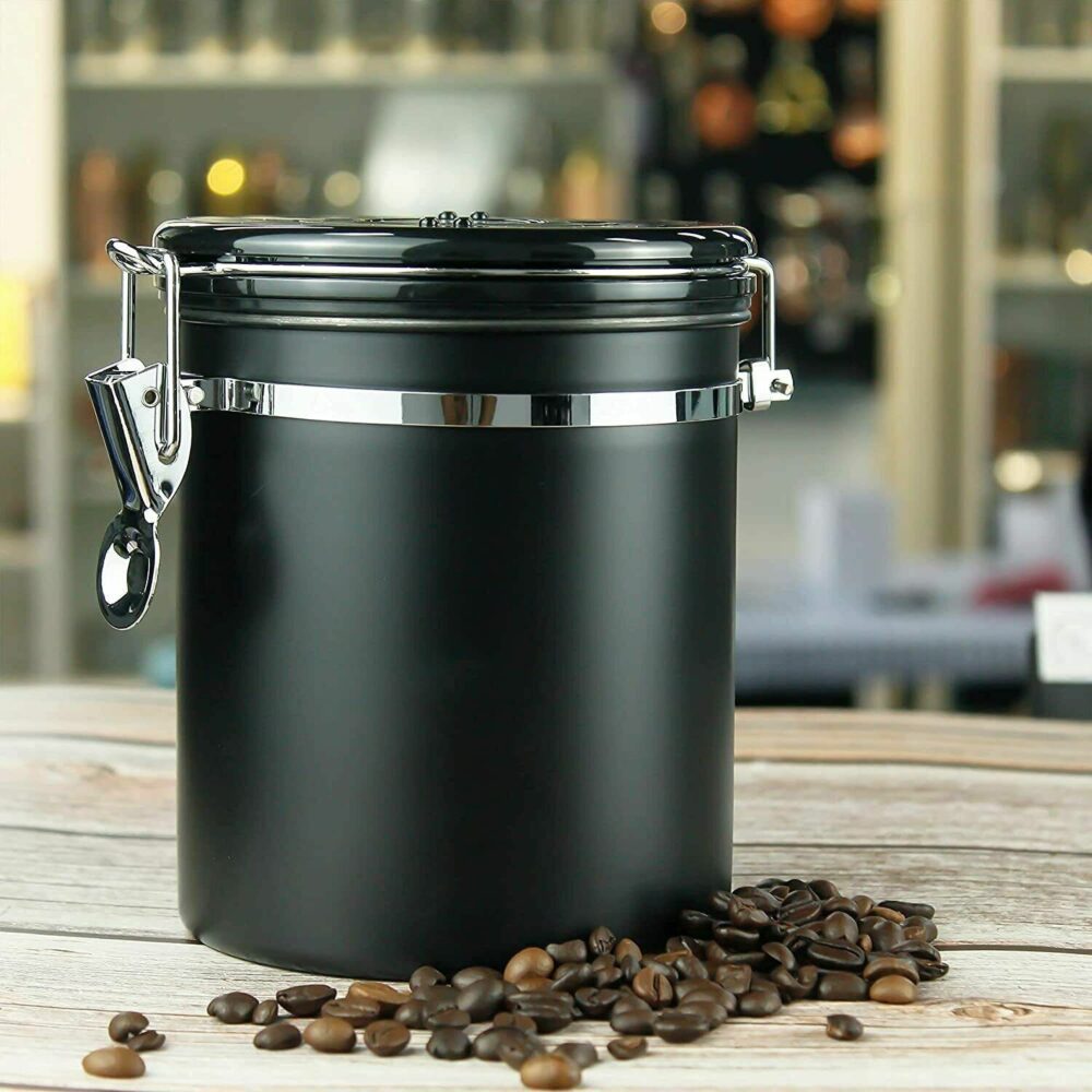canister coffee storage jar sealed coffee bean