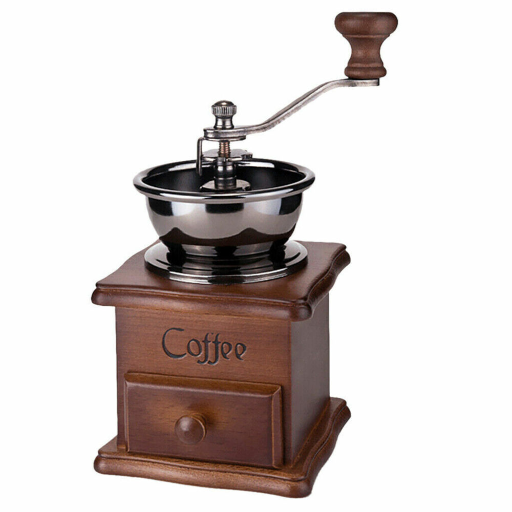 coffee grinder manual mill metal burrs