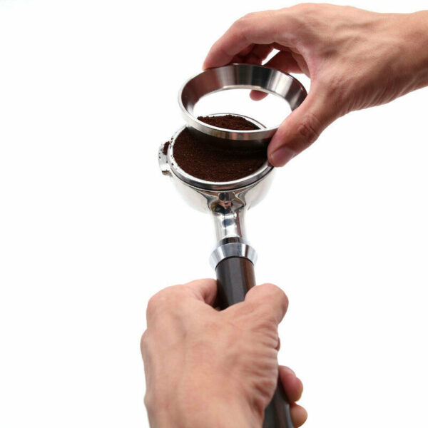 espresso dosing funnel stainless steel