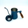 blue coffee pot kettle stainless steel