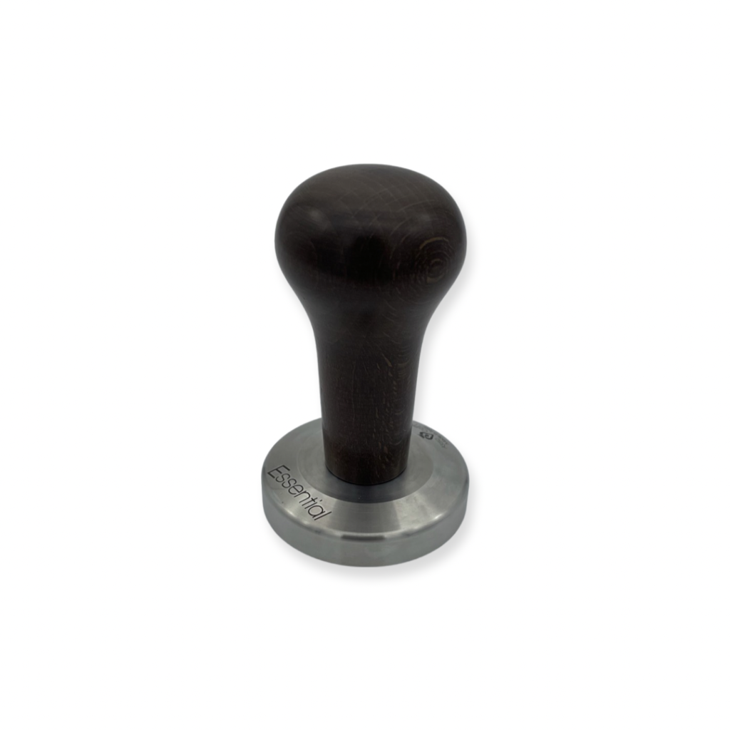 coffee tamper stainless steel natural wood