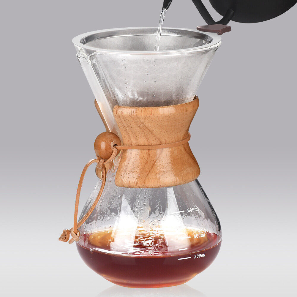 coffee maker set pour over drip pot cone coffee