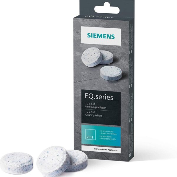 genuine siemens cleaning tablets eq bean to cup