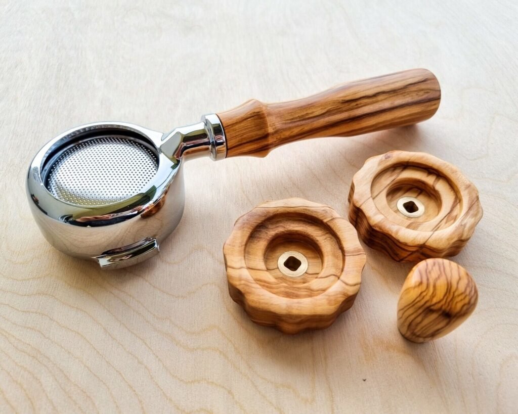 rocket espresso olive wood for