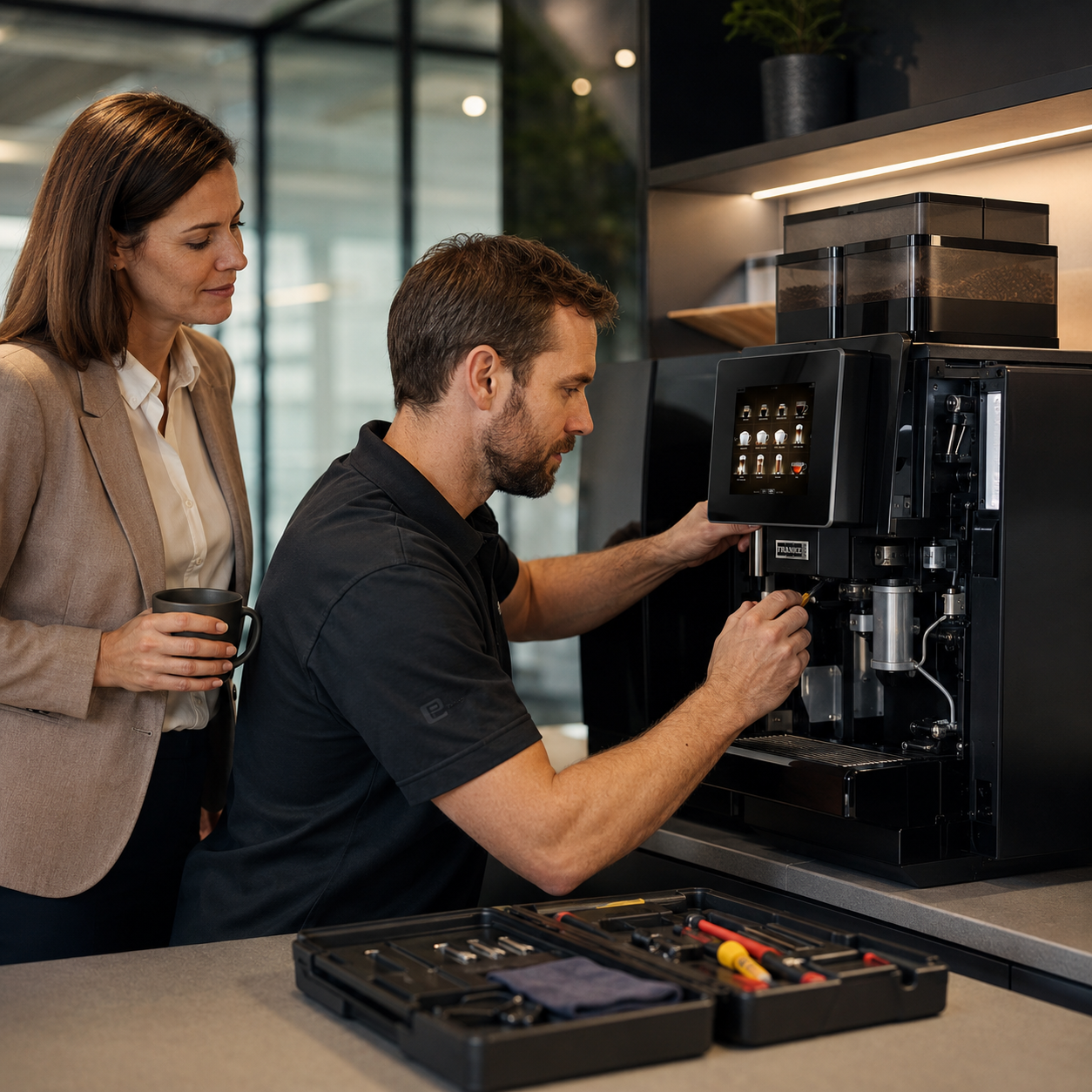 Book coffee machine servicing experts