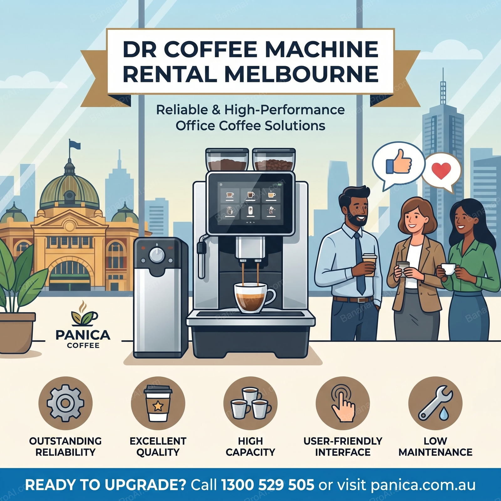 Dr Coffee Machine Rental Melbourne