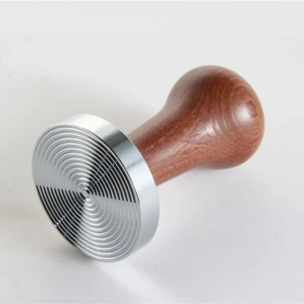 51 mm Coffee Tamper, ripple base and handle