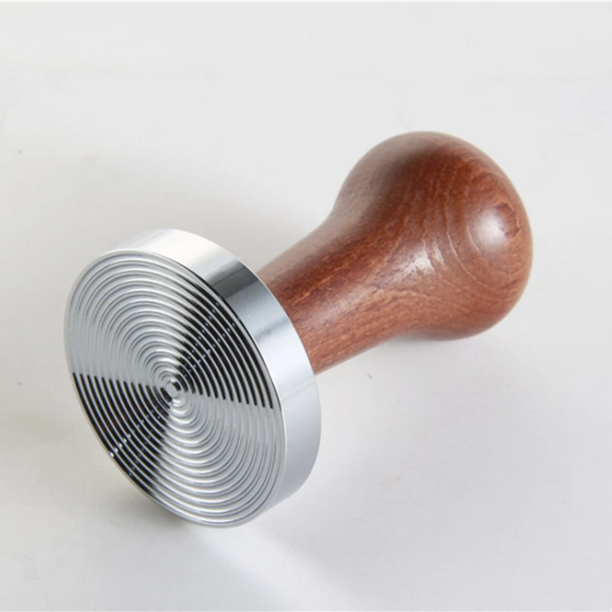 51 mm Coffee Tamper, ripple base and handle