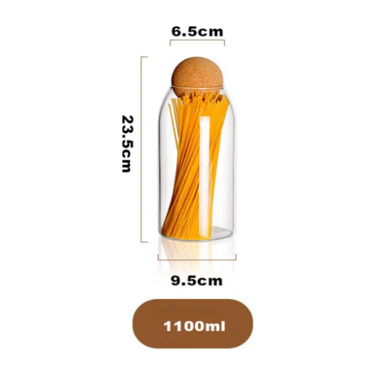 57.4 mm Coffee Tamper, side view