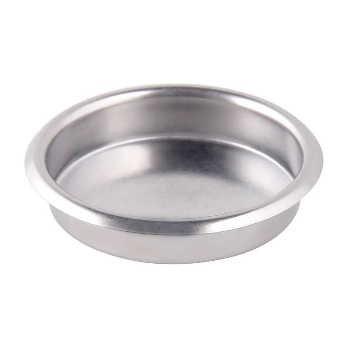 58 mm Blind Filter Basket, side view