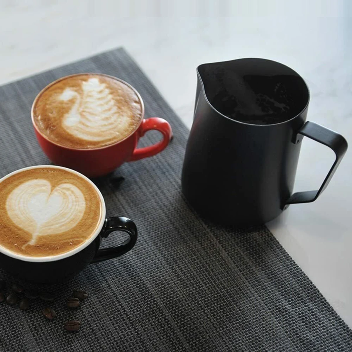 58 mm Calibrated Coffee Tamper, angled base view