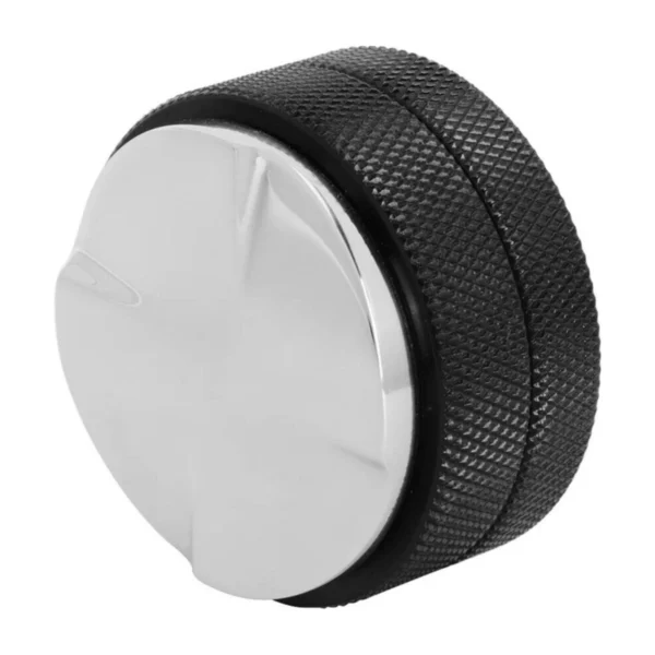 58 mm Coffee Distributor, angled four-flange base view