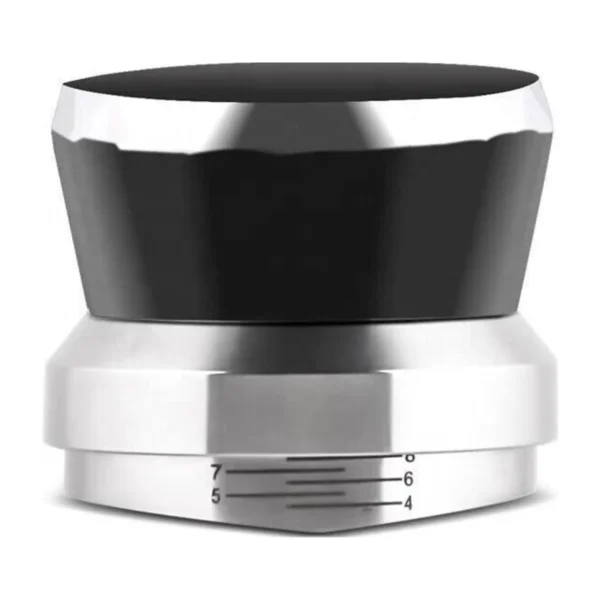 58 mm Coffee Distributor, front view with depth scale