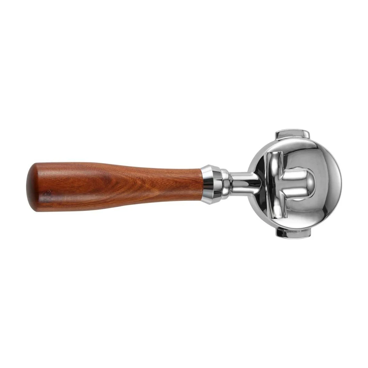 58 mm Coffee Tamper, handle close-up