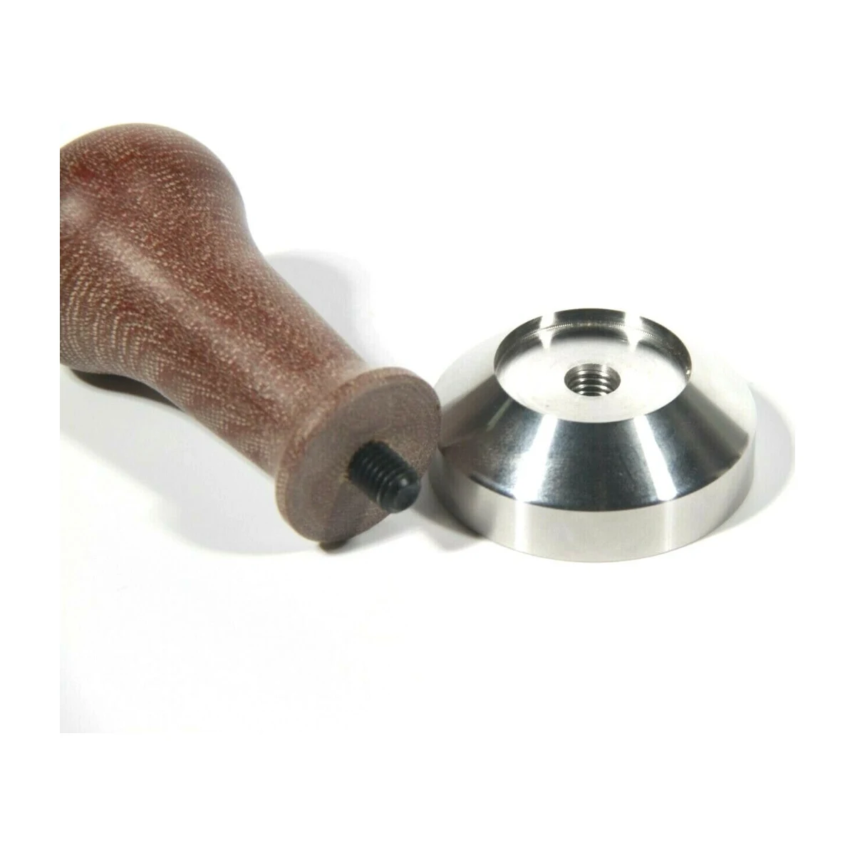 58 mm Coffee Tamper, thread detail