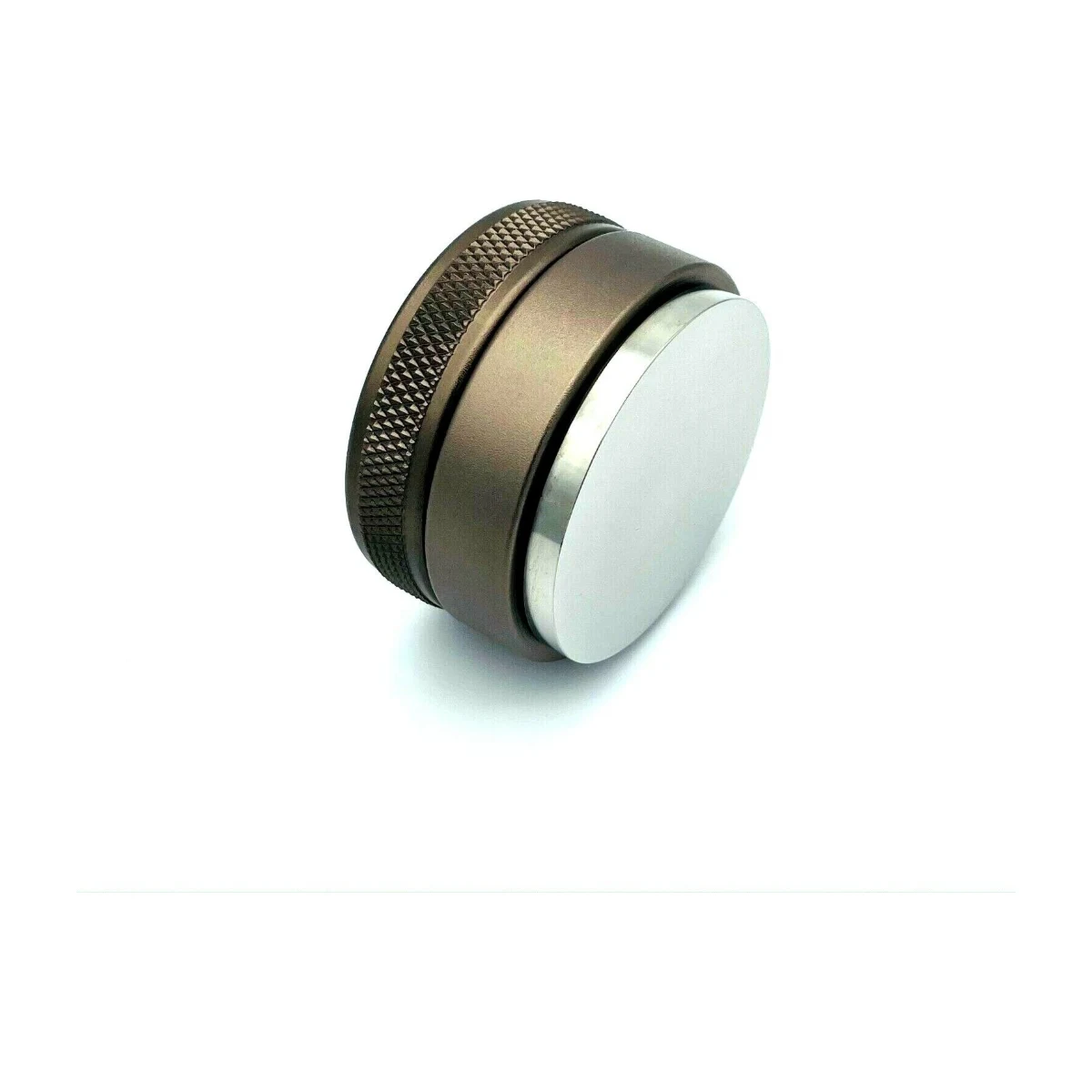 58 mm Palm Tamper, base and collar angle