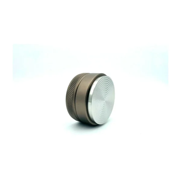 58 mm Palm Tamper, angled ripple base view