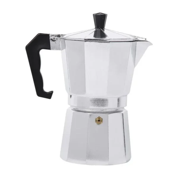 6-Cup Aluminium Moka Pot, front view