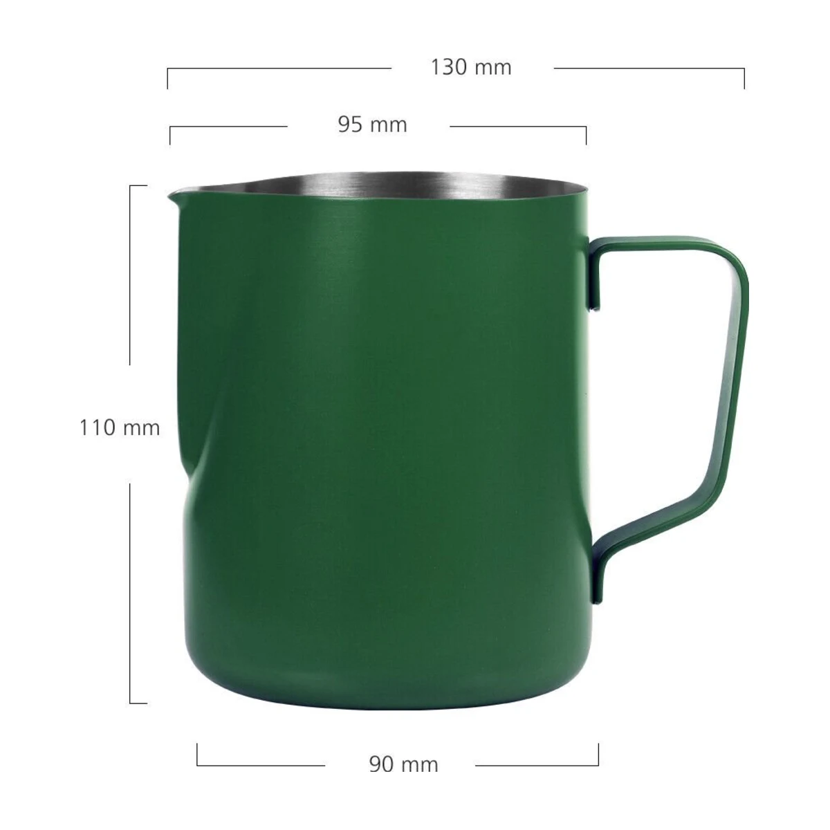 600 ml Milk Frothing Jug, dimensions