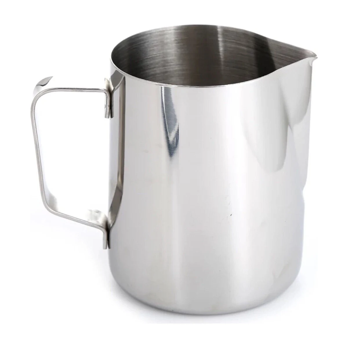600 ml Milk Jug with Thermometer Strip, handle side view