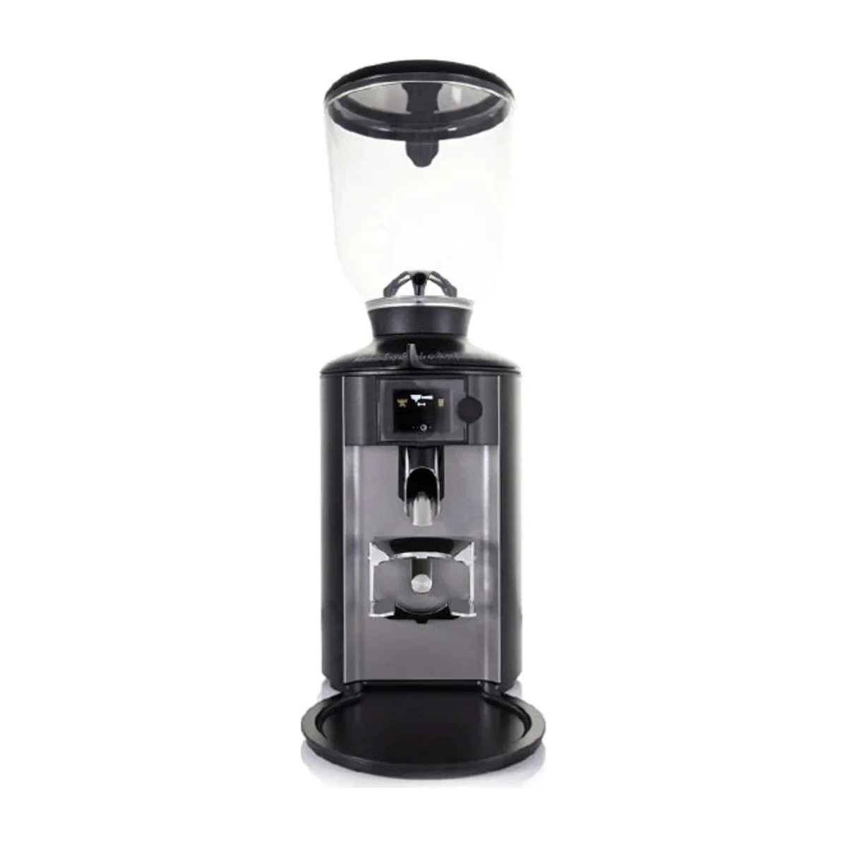 Anfim Pratica coffee grinder, black, front view
