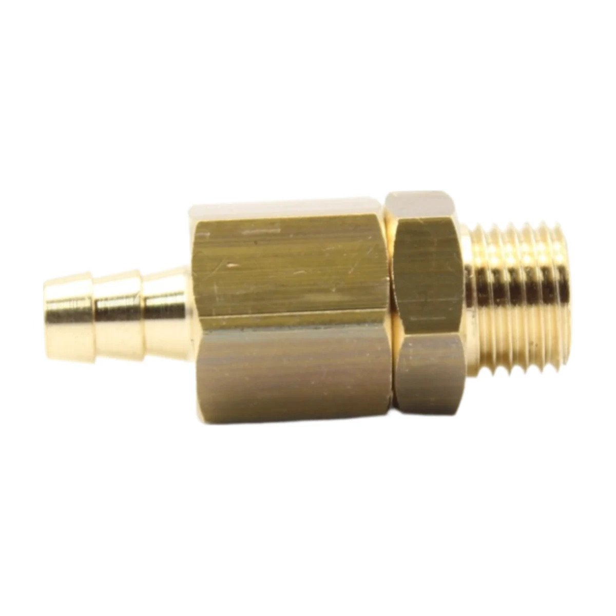 Anti-Vacuum Valve 1/4″ M with Hose Tail, side view