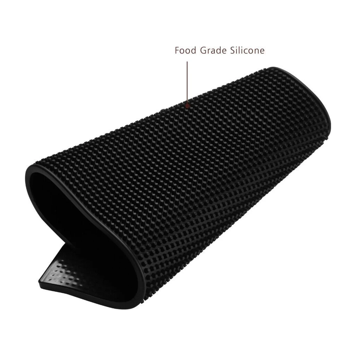 Bar Service Mat, rolled to show flexibility