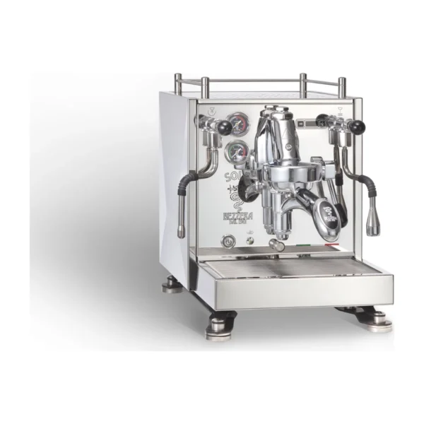 Bezzera Sole PID, stainless steel, front three-quarter view