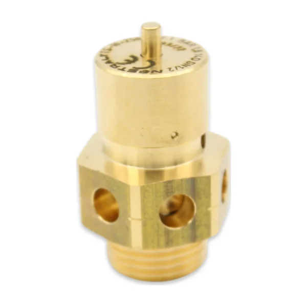 Boiler Safety Valve 1/2″ M 1.8 bar, valve side view with pin