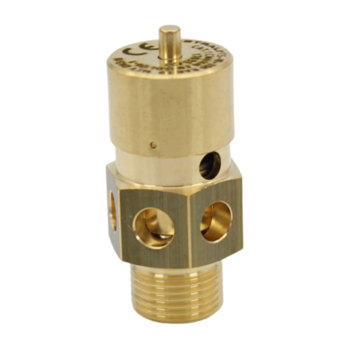Boiler Safety Valve 3/8″ M 1.9 bar, upright view