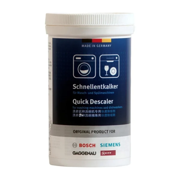 Bosch Quick Descaler 250 g, front of tub