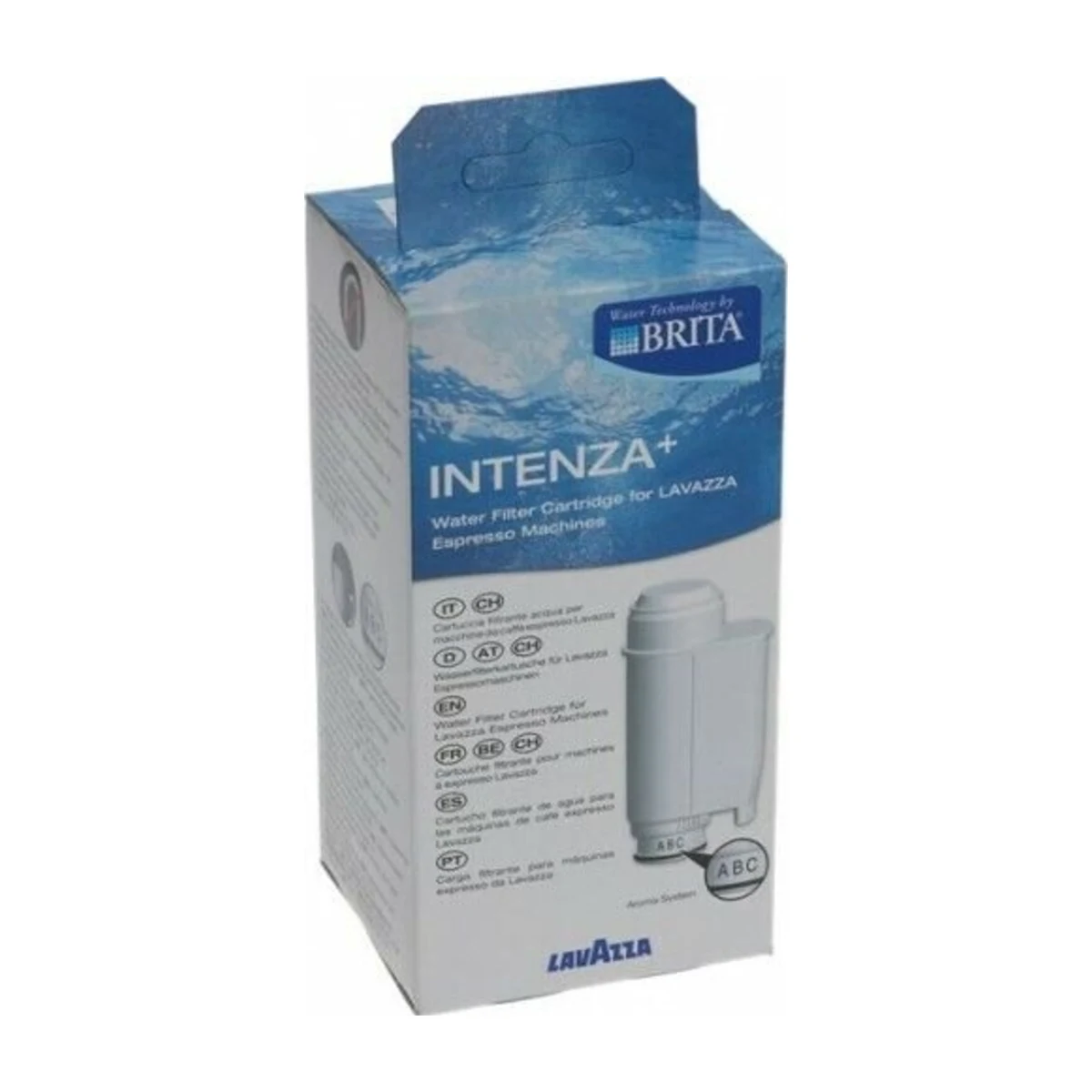 Brita Intenza+ Water Filter Cartridge, Lavazza box front