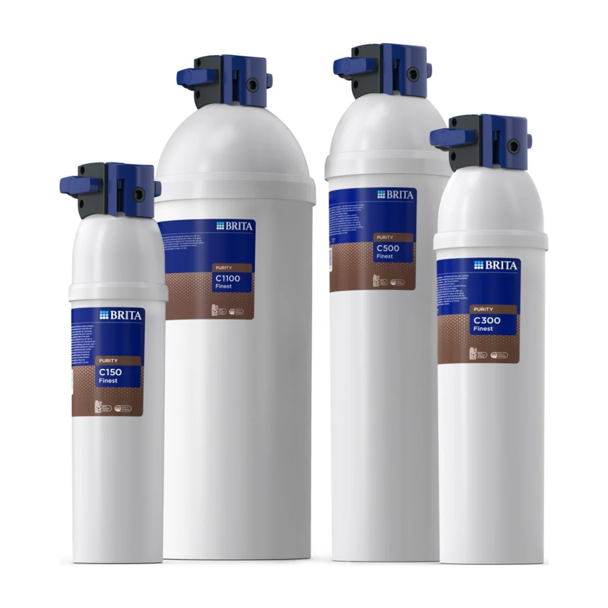 Brita Purity C Finest filter cartridges, C150 to C500 range