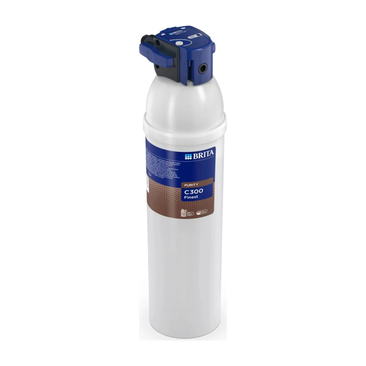 Brita Purity C Finest cartridge fitted to filter head