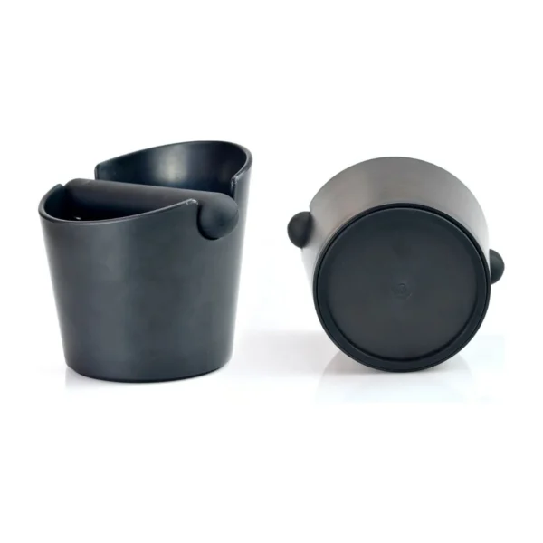 Compact Coffee Knock Box, front view and base
