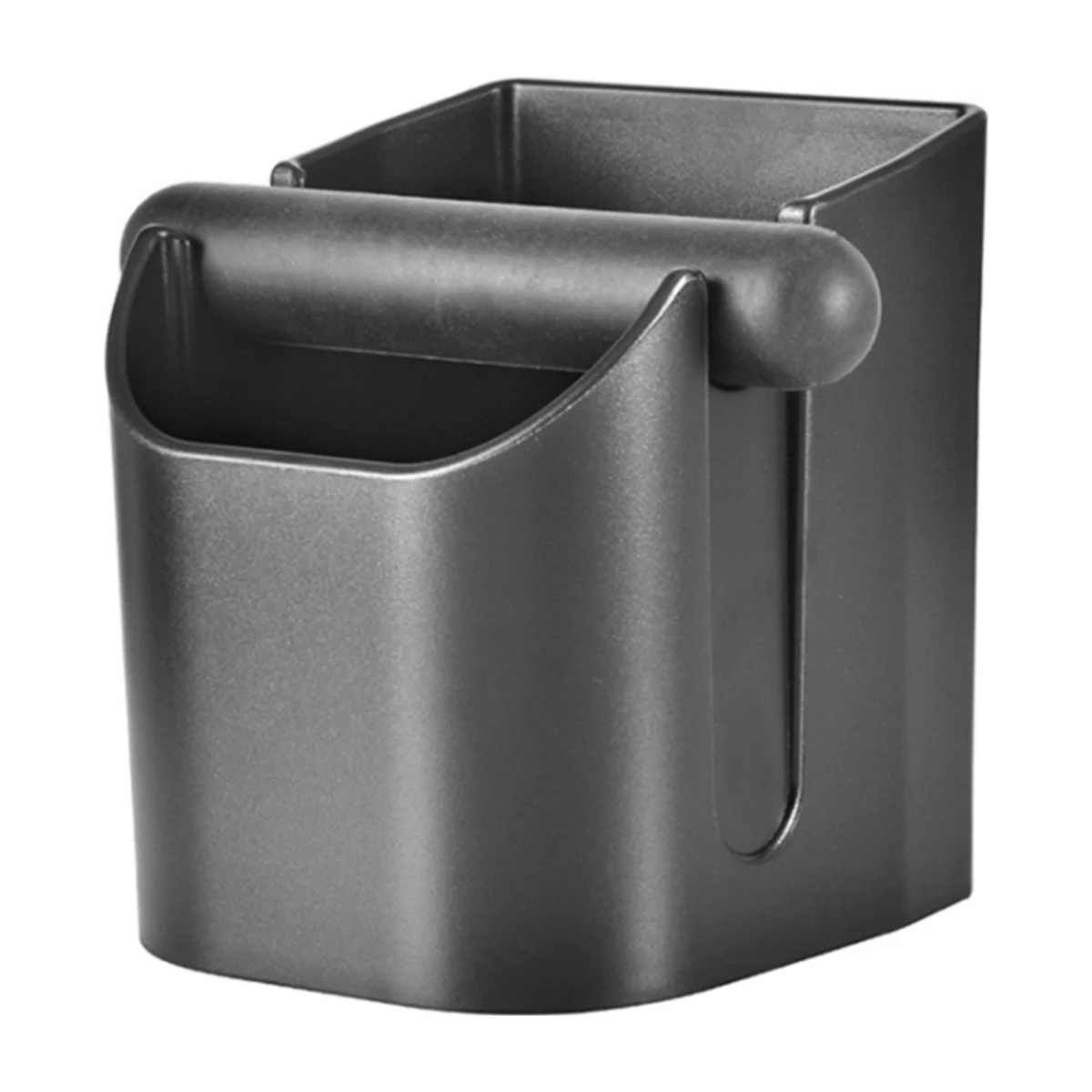 Compact Coffee Knock Box, front three-quarter view