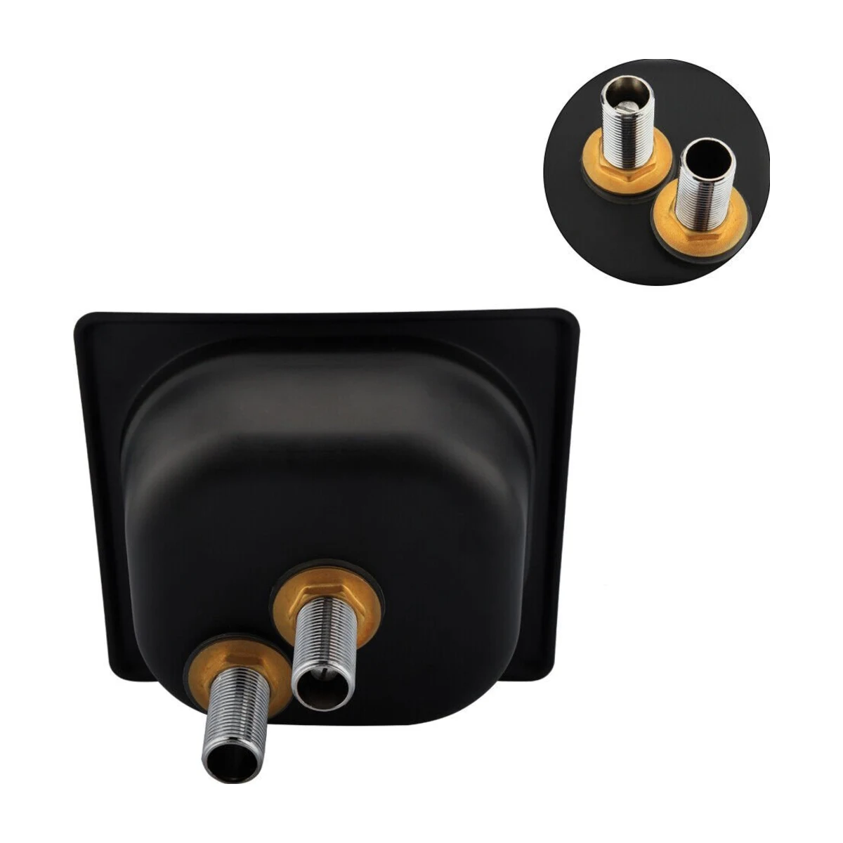 Compact Pitcher Rinser, underside fittings