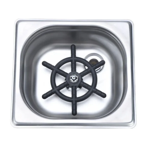 Compact Pitcher Rinser, top view