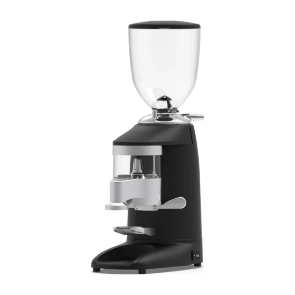 Compak K8 Silenzio PB coffee grinder, black, front view
