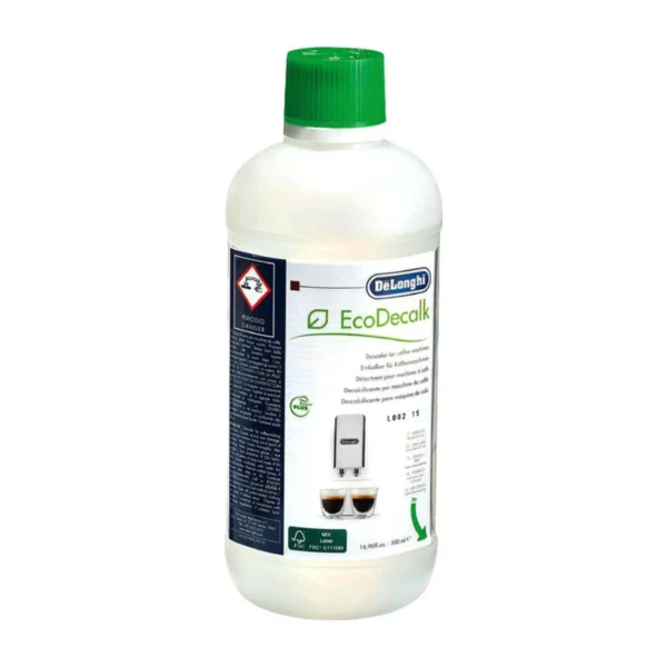 De'Longhi EcoDecalk Descaler 500 ml, bottle front