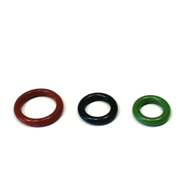 DeLonghi Milk Carafe O-Ring Set, red black and green rings