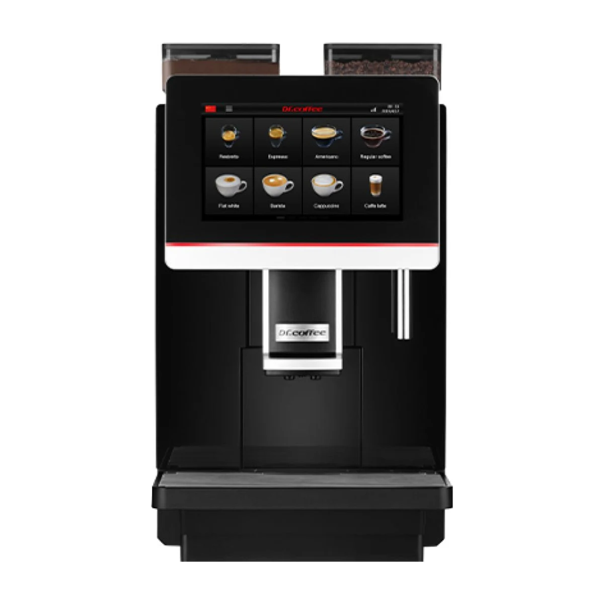 Dr. Coffee Coffee Bar Plus, black, front view