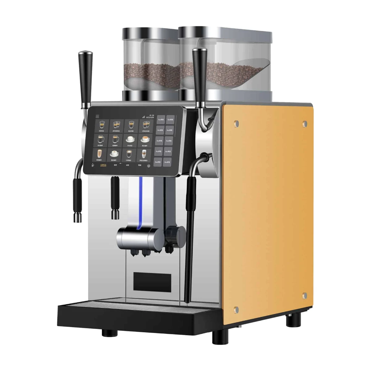 Dr. Coffee Coffee Master 200 coffee machine, three-quarter view