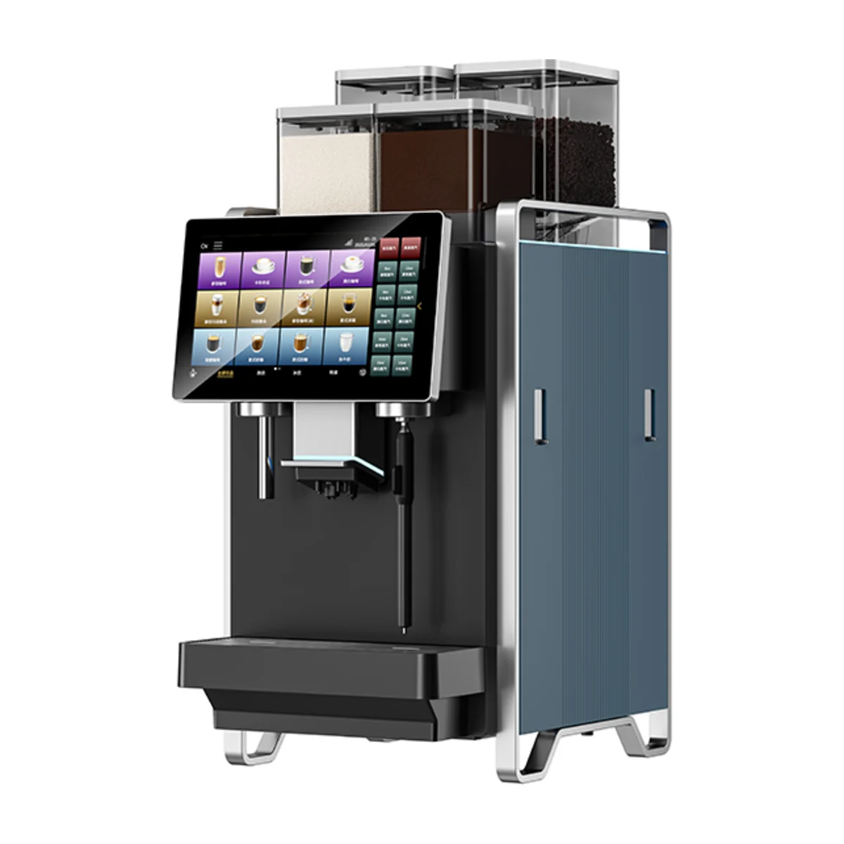 Dr. Coffee D30 Plus T coffee machine, right view