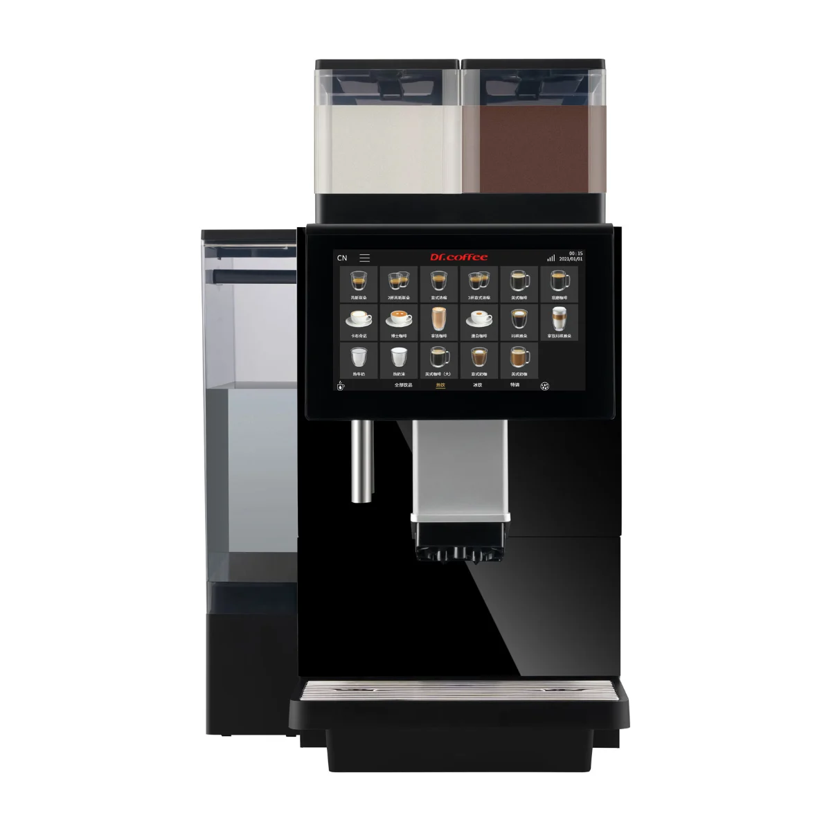 Dr. Coffee F100MP coffee machine with water tank cabinet