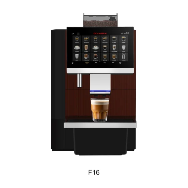 Dr. Coffee F16 Plus T compact coffee machine, front view