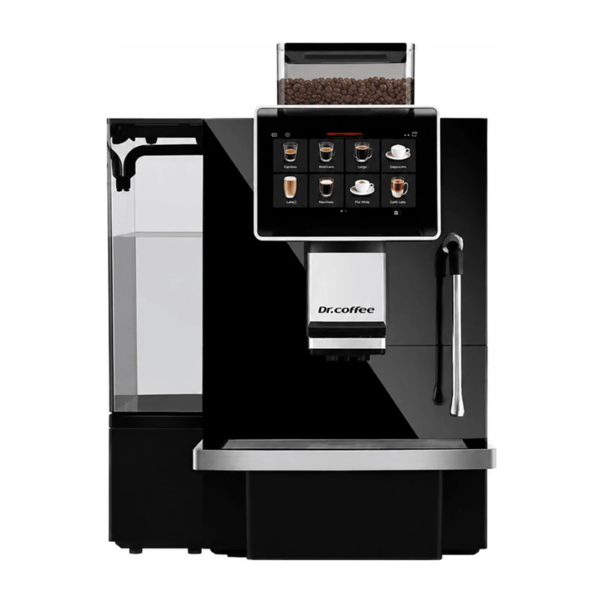 Dr. Coffee M10 coffee machine with steam arm