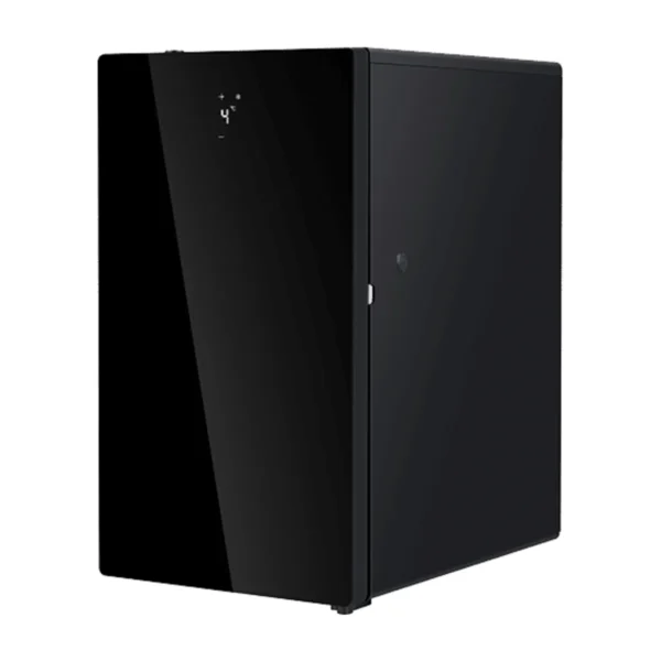 Dr. Coffee SC12T dual milk fridge, side view