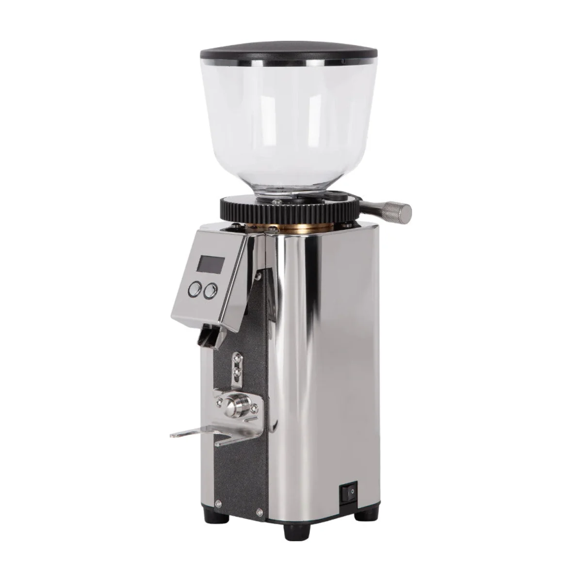 ECM C-Automatik 54 coffee grinder, stainless steel, front view