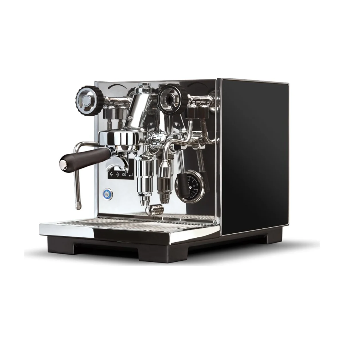 Eureka Costanza R, black side panel, front three-quarter view